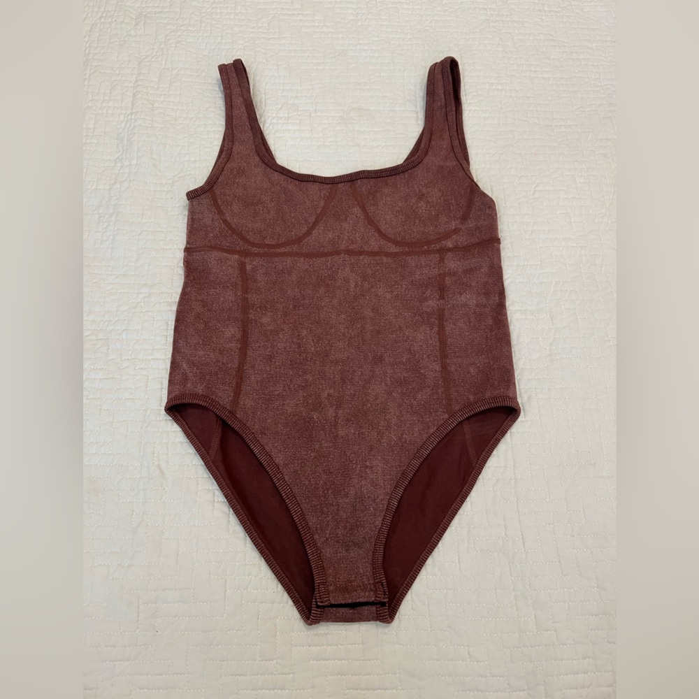 Anewsta Women’s Brown Tank Shapewear Bodysuit Size Large